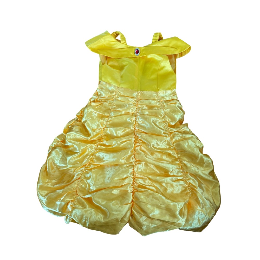 JerrisApparel Yellow Princess Costume Dress Belle Beauty and the Beast Size 90